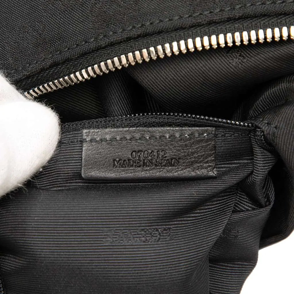 Loewe Anagram Canvas Crossbody Black Canvas Good - Box View