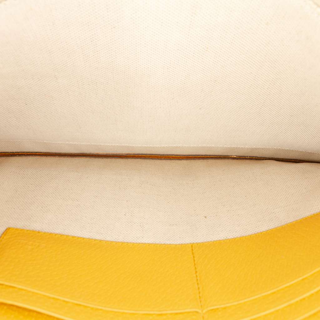 Gucci GG Supreme Neo Vintage Clutch Brown Canvas Good condition - Model View