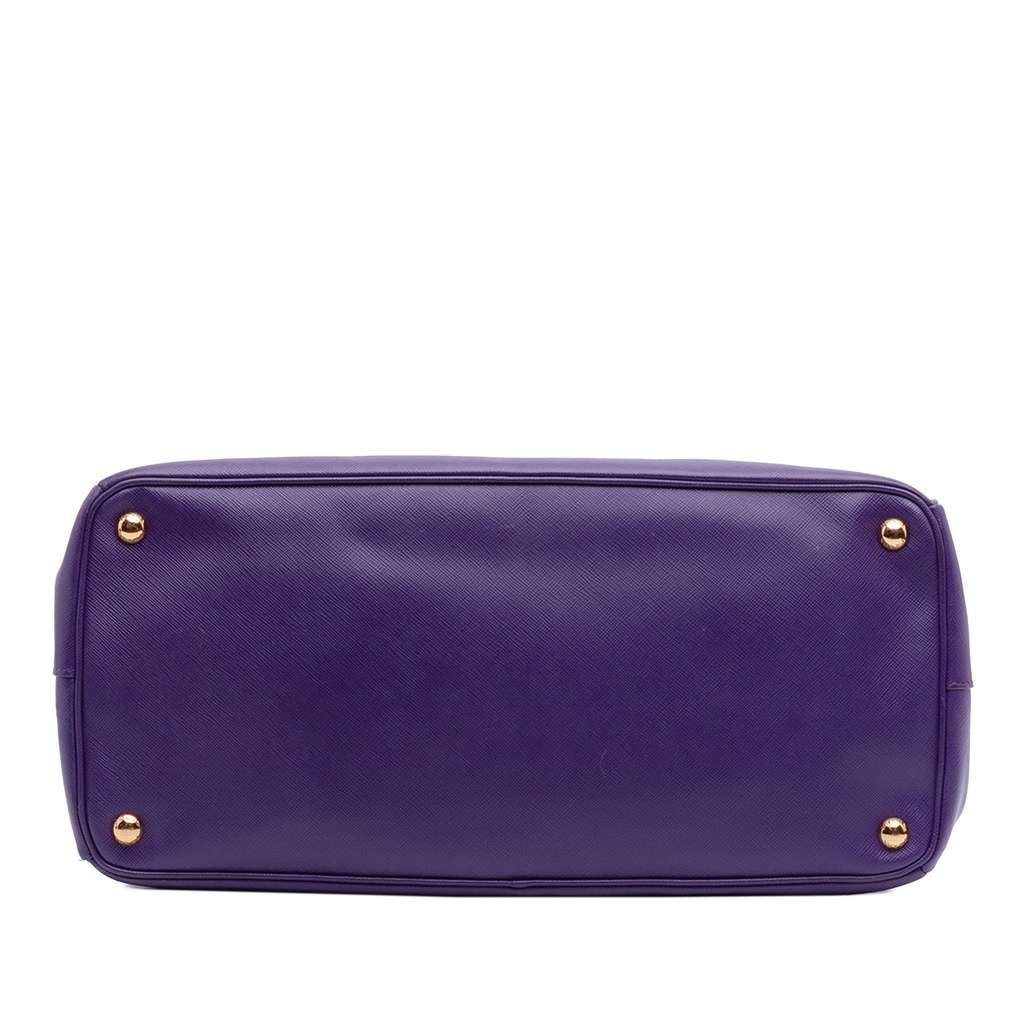 Prada Large Saffiano Lux Galleria Tote Purple Leather Good condition - Inside View