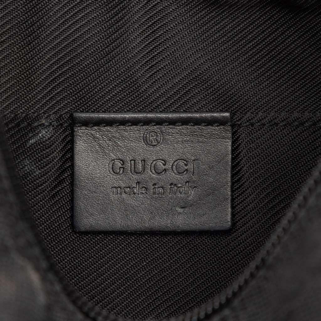 Gucci GG Canvas Shoulder Bag Black Canvas Good condition - Box View