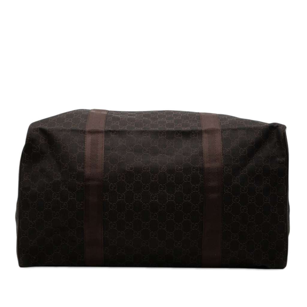 Gucci GG Canvas Travel Bag Brown Canvas Good condition - Inside View