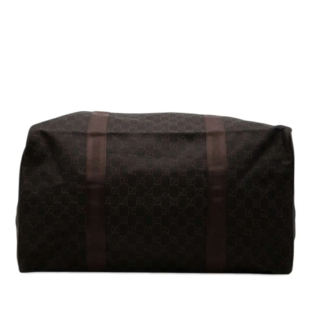 Gucci GG Canvas Travel Bag Brown Canvas Very good - Inside View