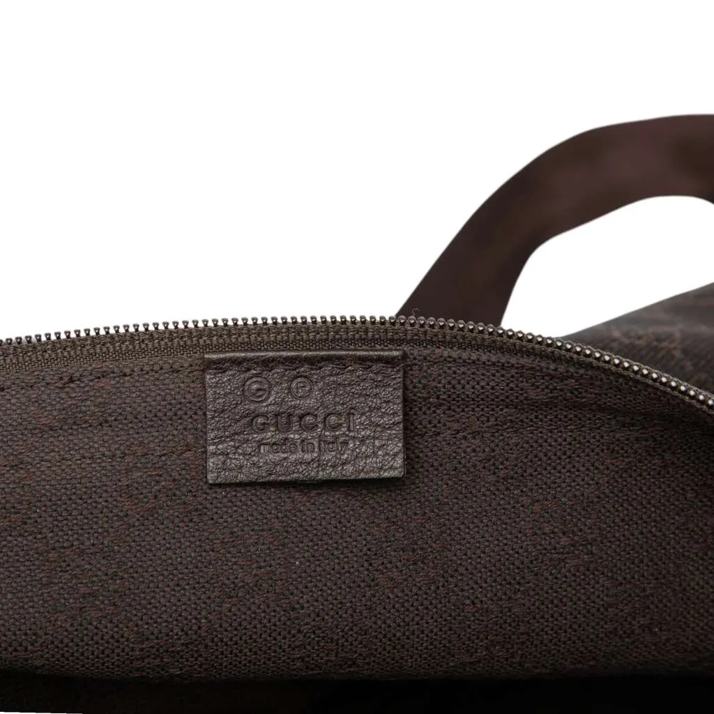 Gucci GG Canvas Travel Bag Brown Canvas Very good - Box View