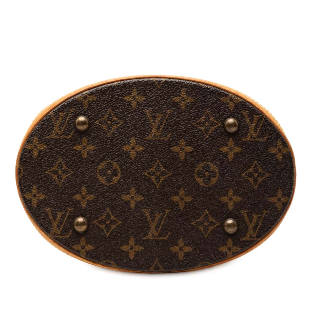 Louis Vuitton Monogram Petit Bucket Brown Good condition - Inside View