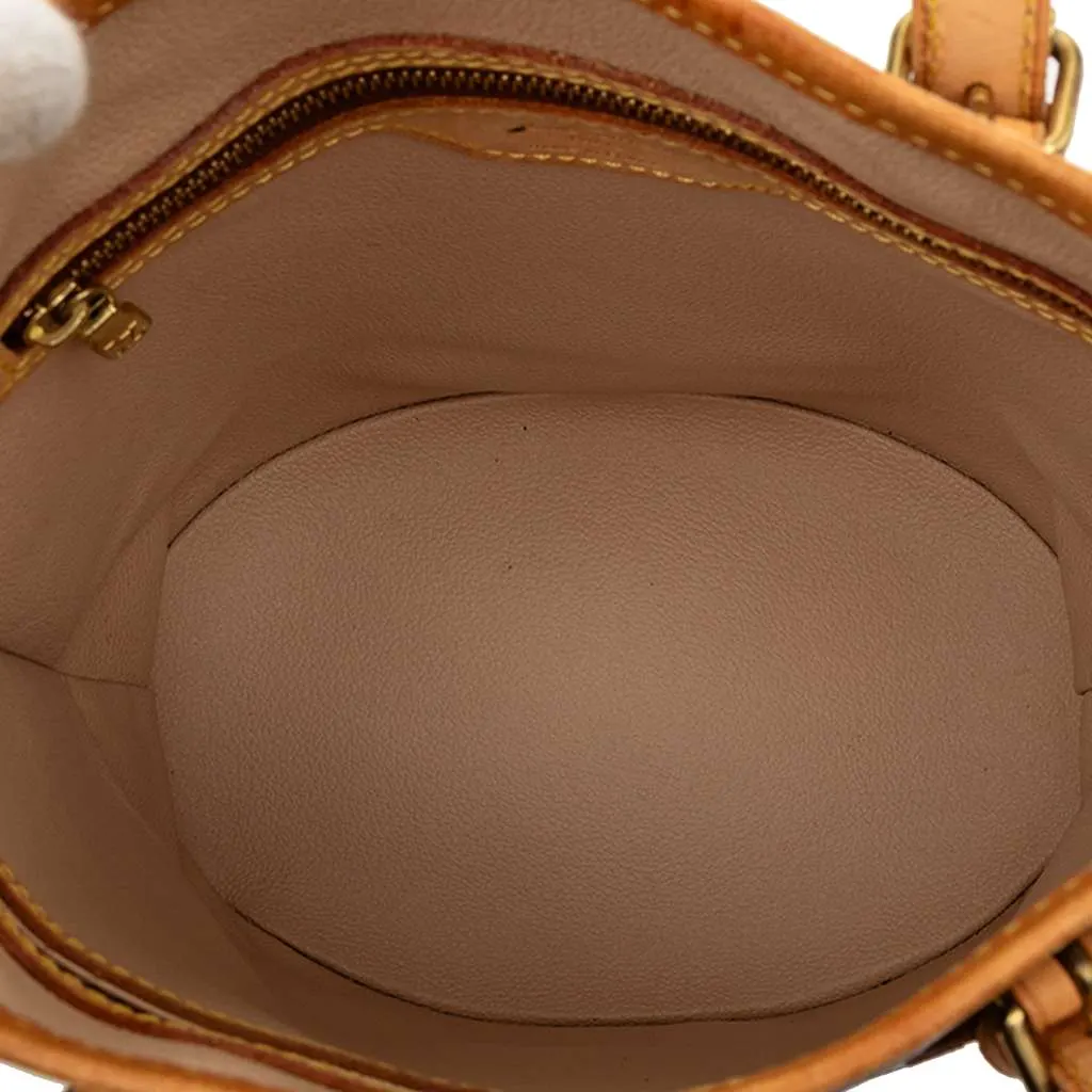Louis Vuitton Monogram Petit Bucket Brown Very good - Model View