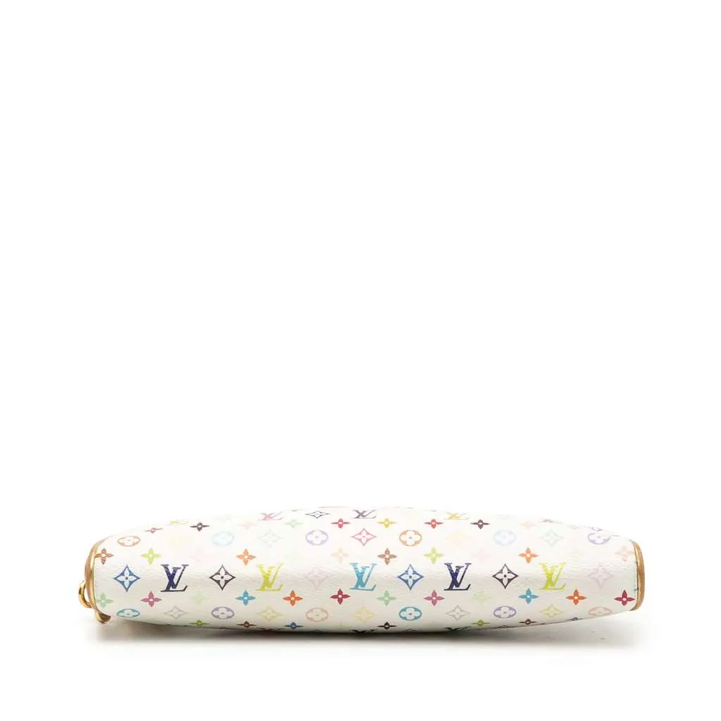 Louis Vuitton Monogram Multicolore Mini Kate Clutch White Very good - Inside View