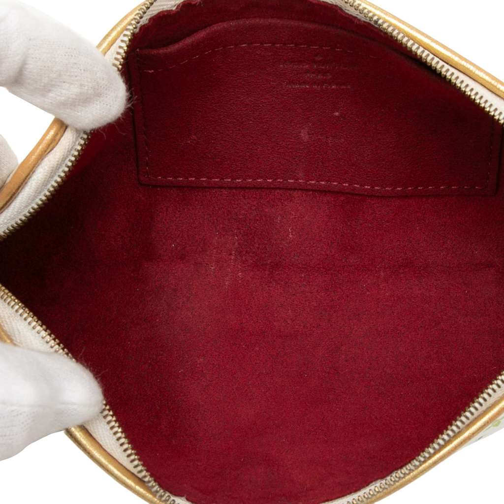 Louis Vuitton Monogram Multicolore Mini Kate Clutch White Good condition - Model View