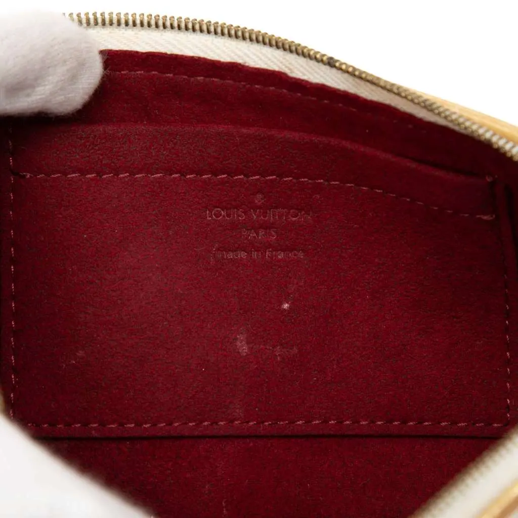 Louis Vuitton Monogram Multicolore Mini Kate Clutch White Very good - Box View