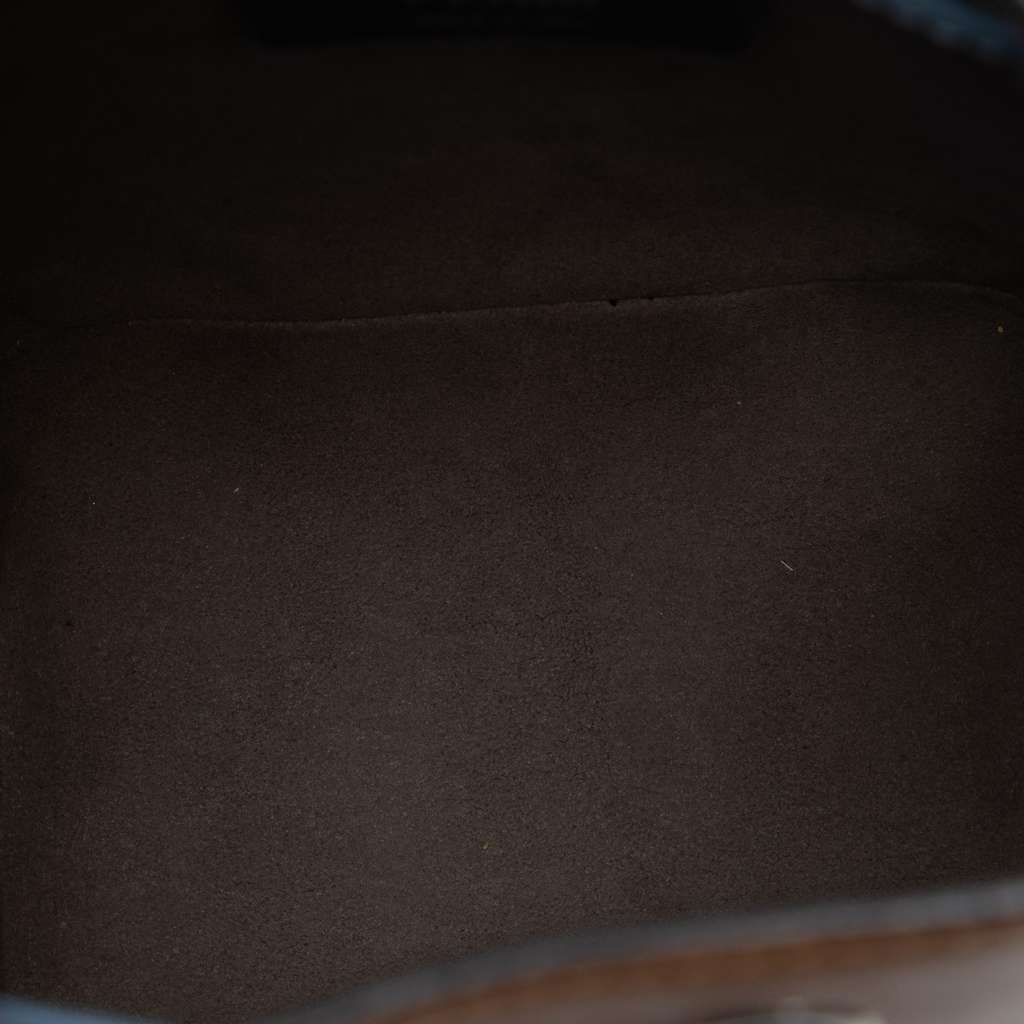 Fendi Mini Leather Whipstitch Mon Tresor Bucket Bag Brown Leather Good condition - Model View