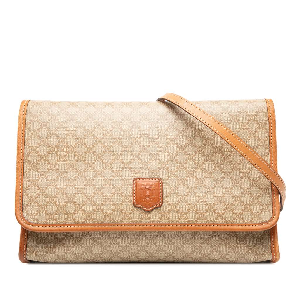 سيلين حقيبة كروسبودي من قماش ماكادام المطلي