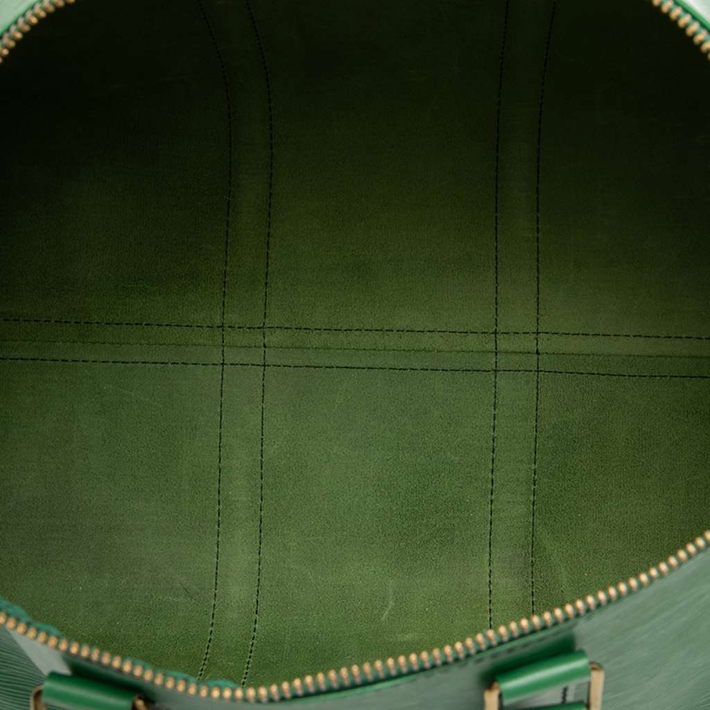 Louis Vuitton Epi Keepall 45 Green Leather Good condition - Model View