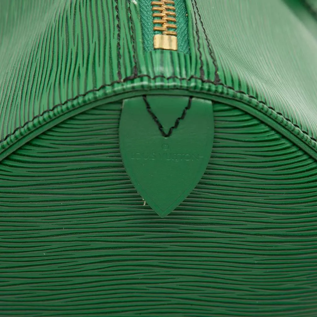 Louis Vuitton Epi Keepall 45 Green Leather Good - Box View