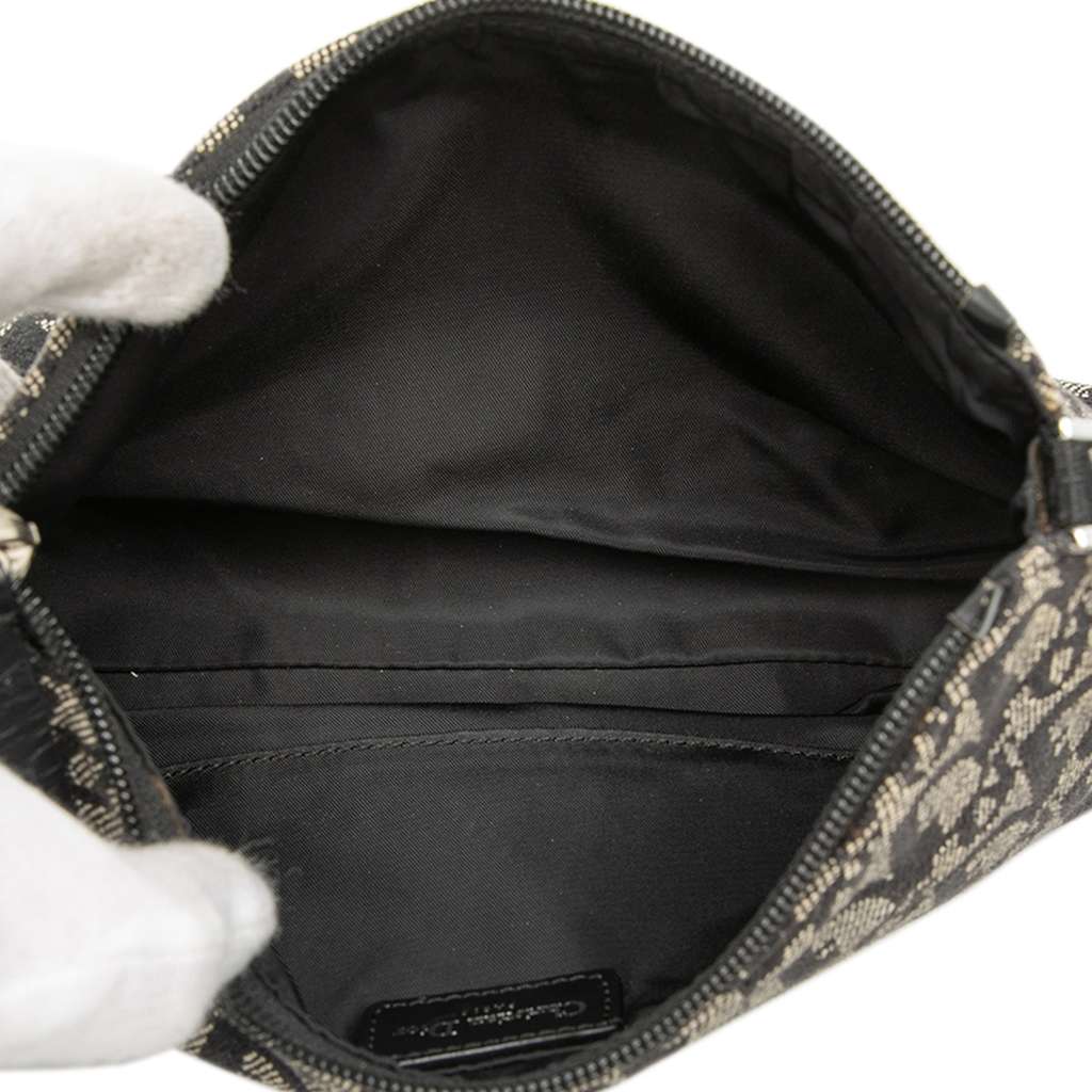 Dior Diorissimo Trotter Canvas Shoulder Bag Blue Canvas Good condition - Model View