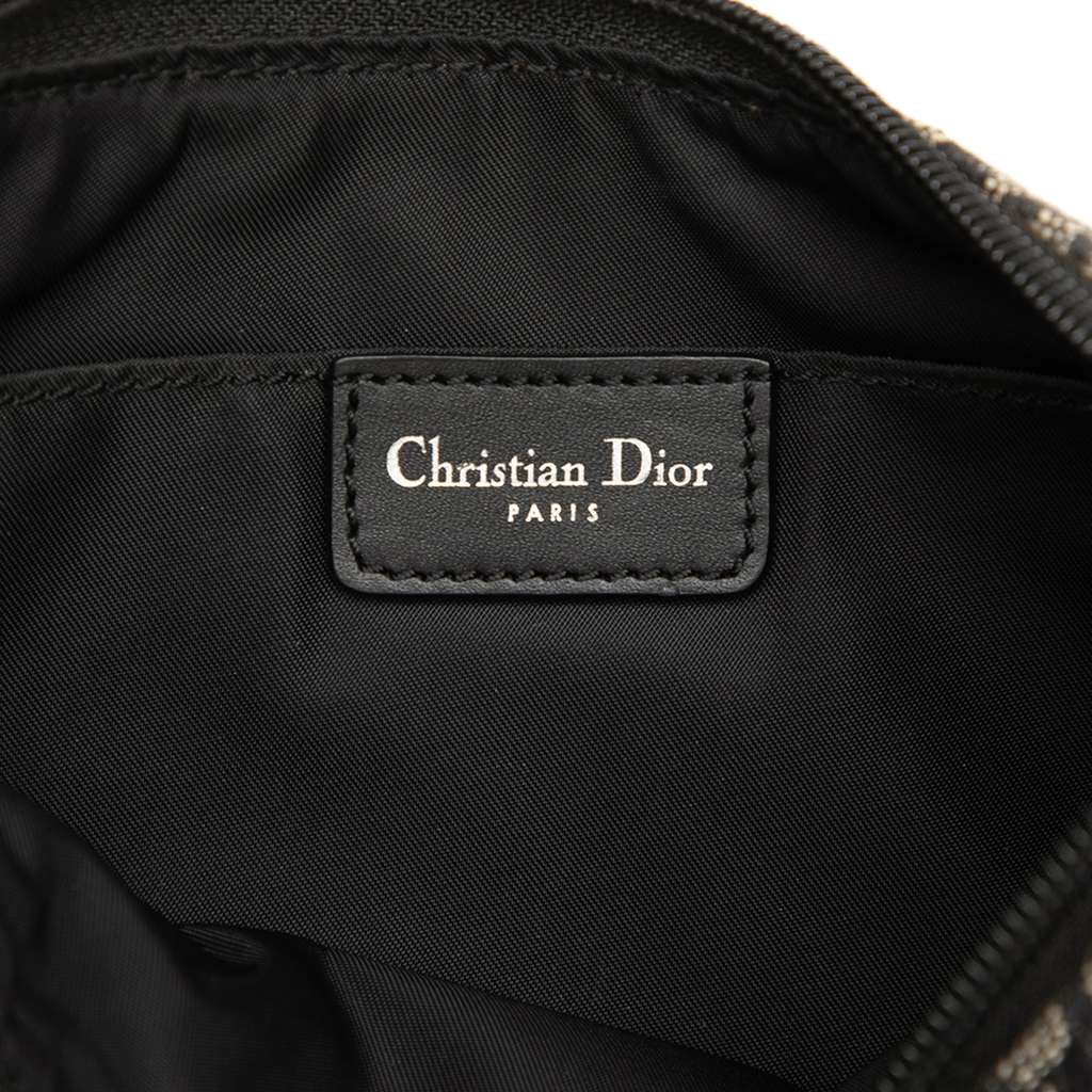 Dior Diorissimo Trotter Canvas Shoulder Bag Blue Canvas Good condition - Box View