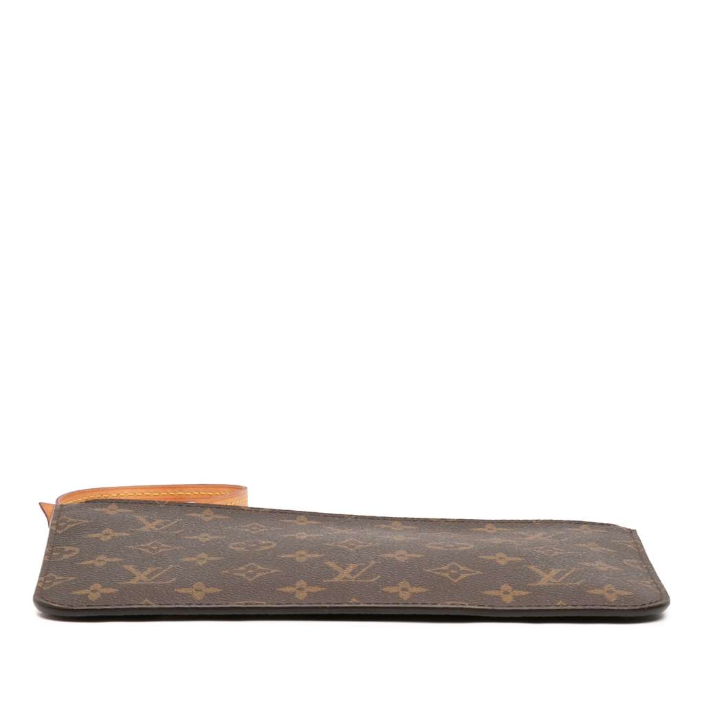 Louis Vuitton Monogram Neverfull MM Pouch Brown Good condition - Inside View
