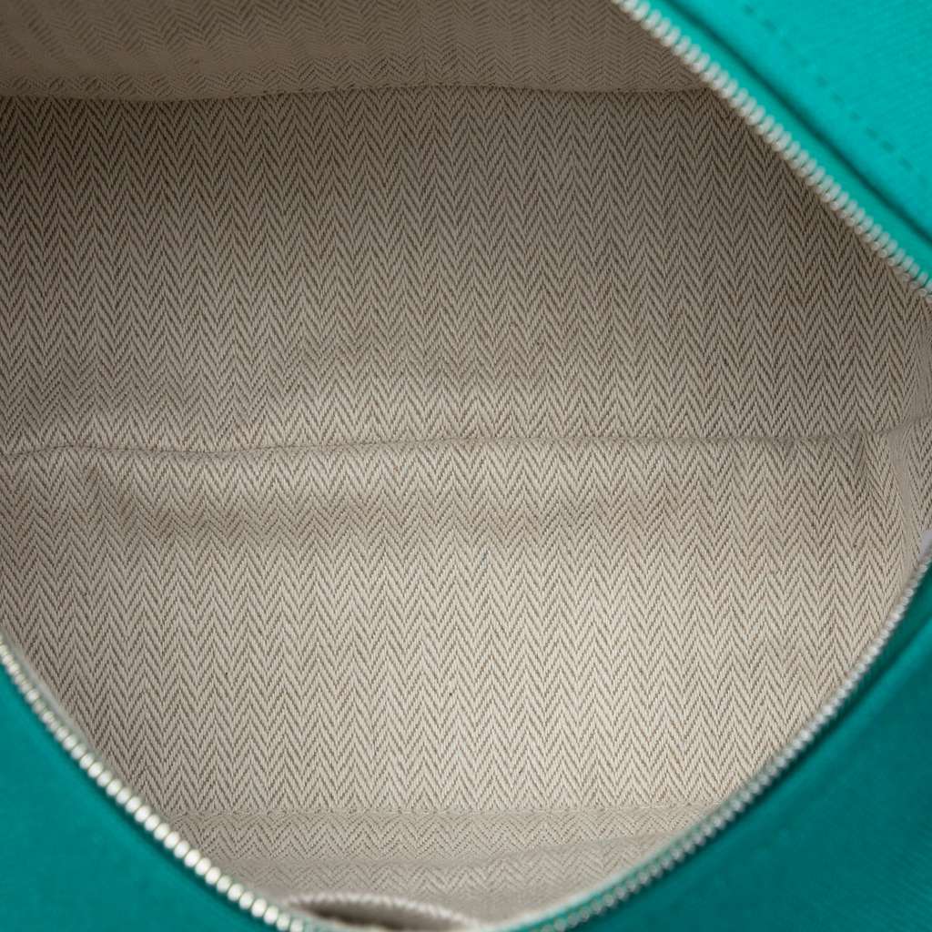 Hermès Small Canvas Bride A Brac Case Blue Canvas Good condition - Model View