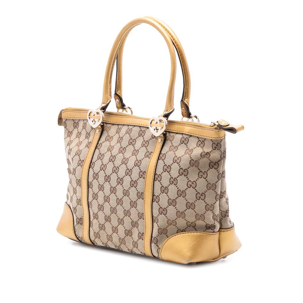 Gucci GG Canvas Lovely Tote Brown Canvas Good condition - Back View