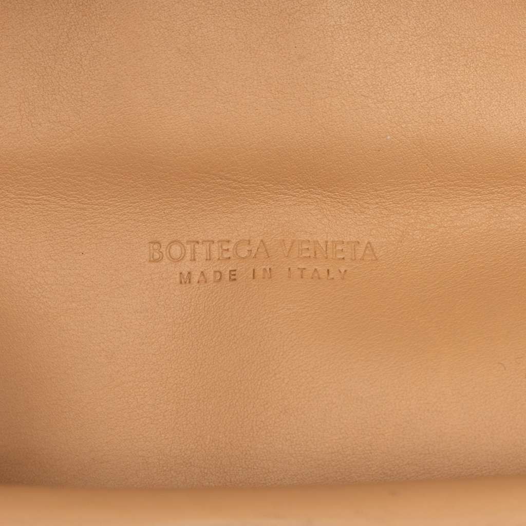 Bottega Veneta Lambskin Belt Chain Pouch Brown Leather Good condition - Box View