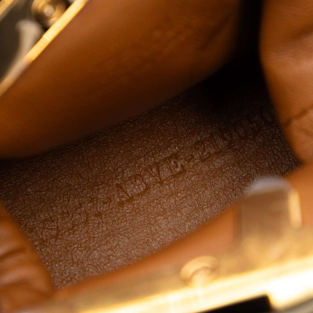 Fendi Nano Nappa Fendi First Charm Bag Brown Leather Good condition - Model View