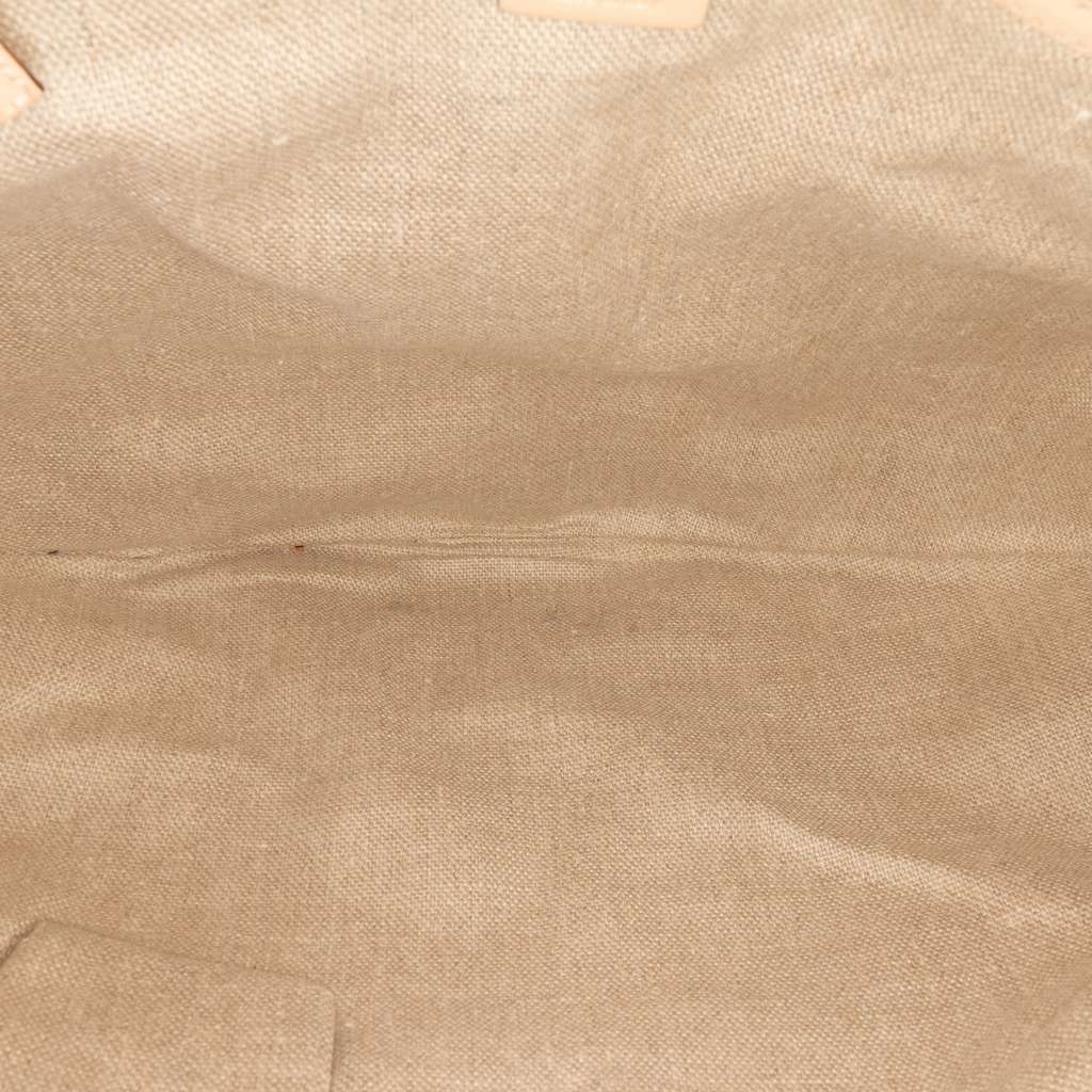 Gucci Canvas Floral Peggy Bamboo Hobo White Canvas Good condition - Model View