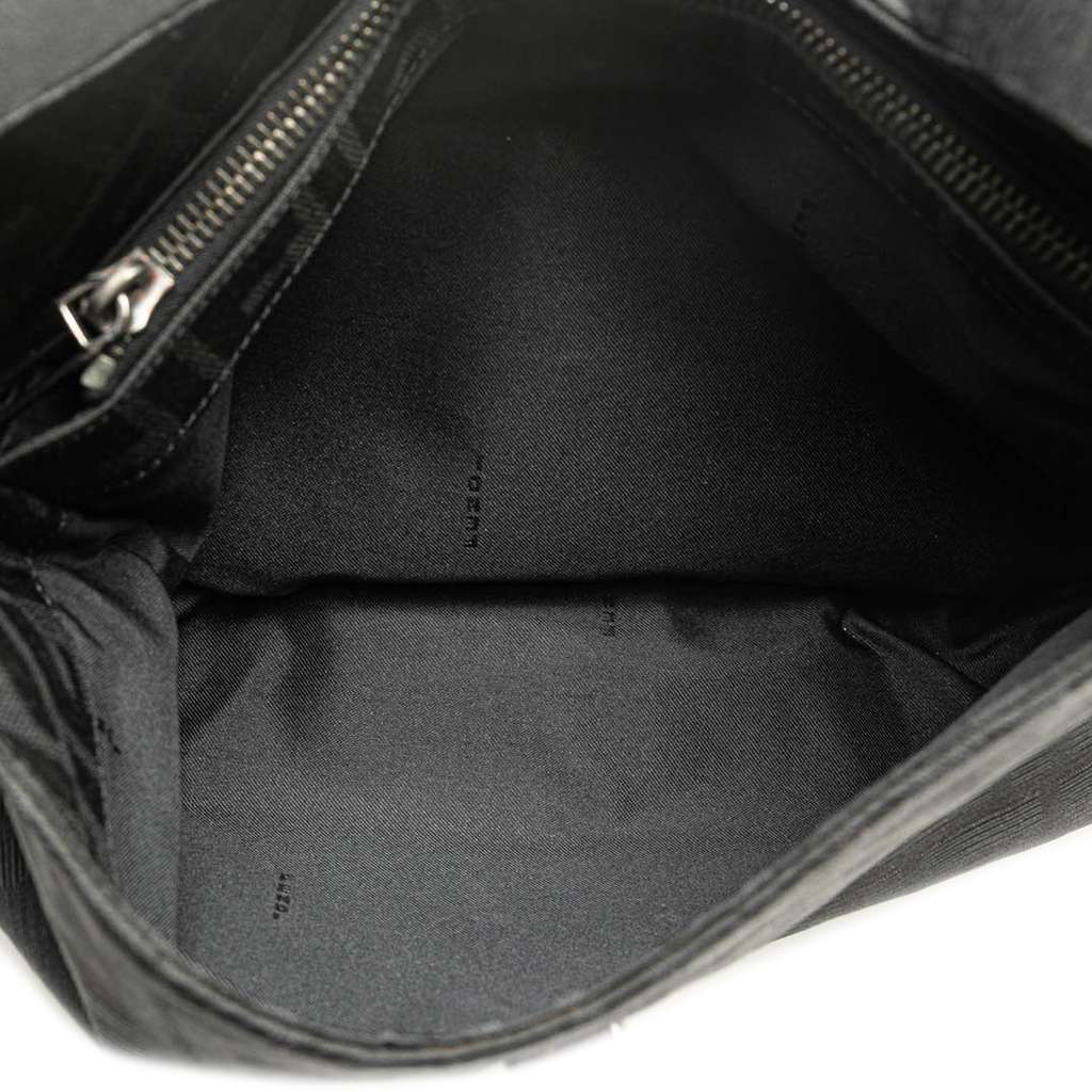 Fendi Zucca Canvas Shoulder Bag Black Canvas Good condition - Box View