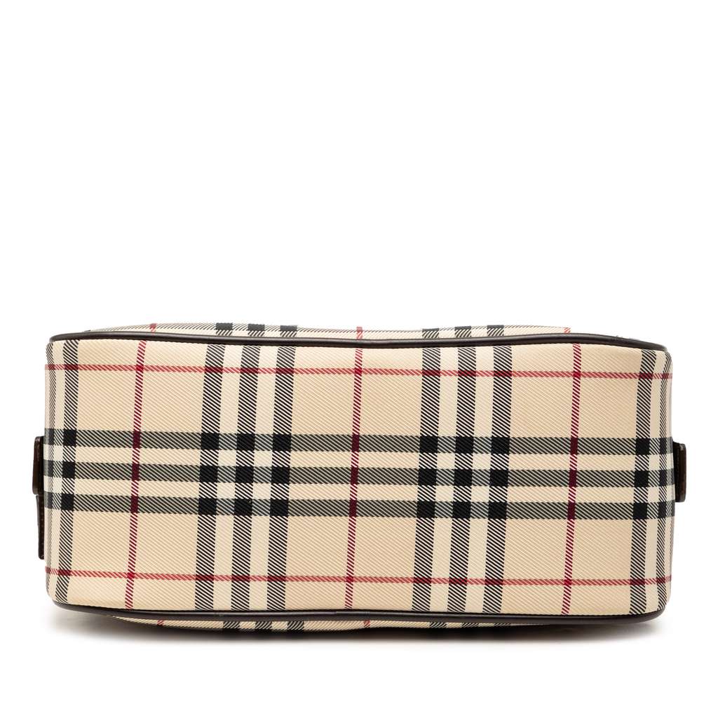 Burberry House Check Canvas Handbag Brown Canvas Good condition - Inside View