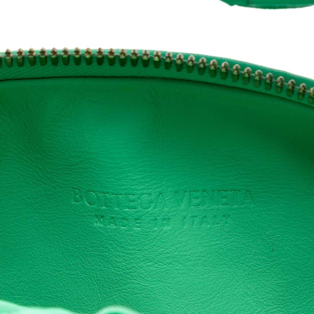 Bottega Veneta Mini Nappa Intrecciato Jodie Green Leather Good condition - Box View