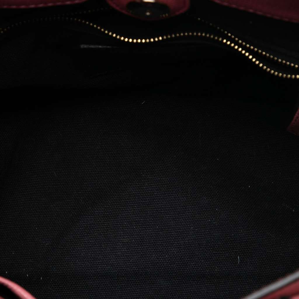 Burberry Small Grainy Calfskin and House Check Banner Satchel Pink Leather Good condition - Model View