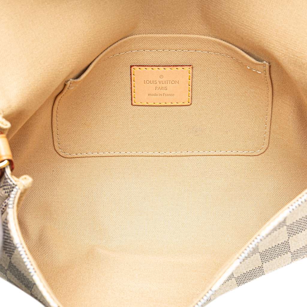 Louis Vuitton Damier Azur Favorite MM White Canvas Good condition - Model View