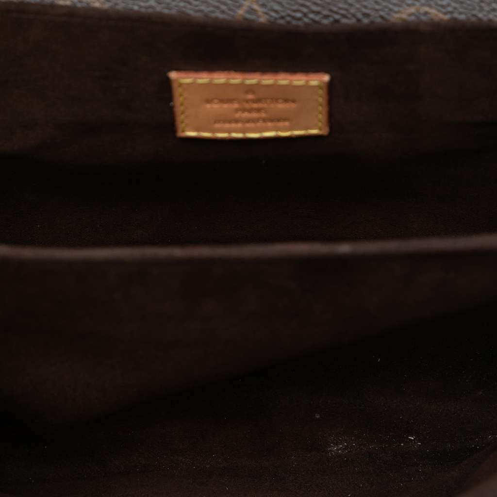 Louis Vuitton Monogram Pochette Metis Brown Good condition - Model View