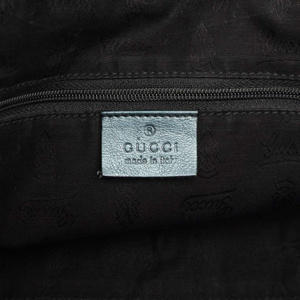 Gucci Large Guccissima Sukey Tote Green Leather Good condition - Box View