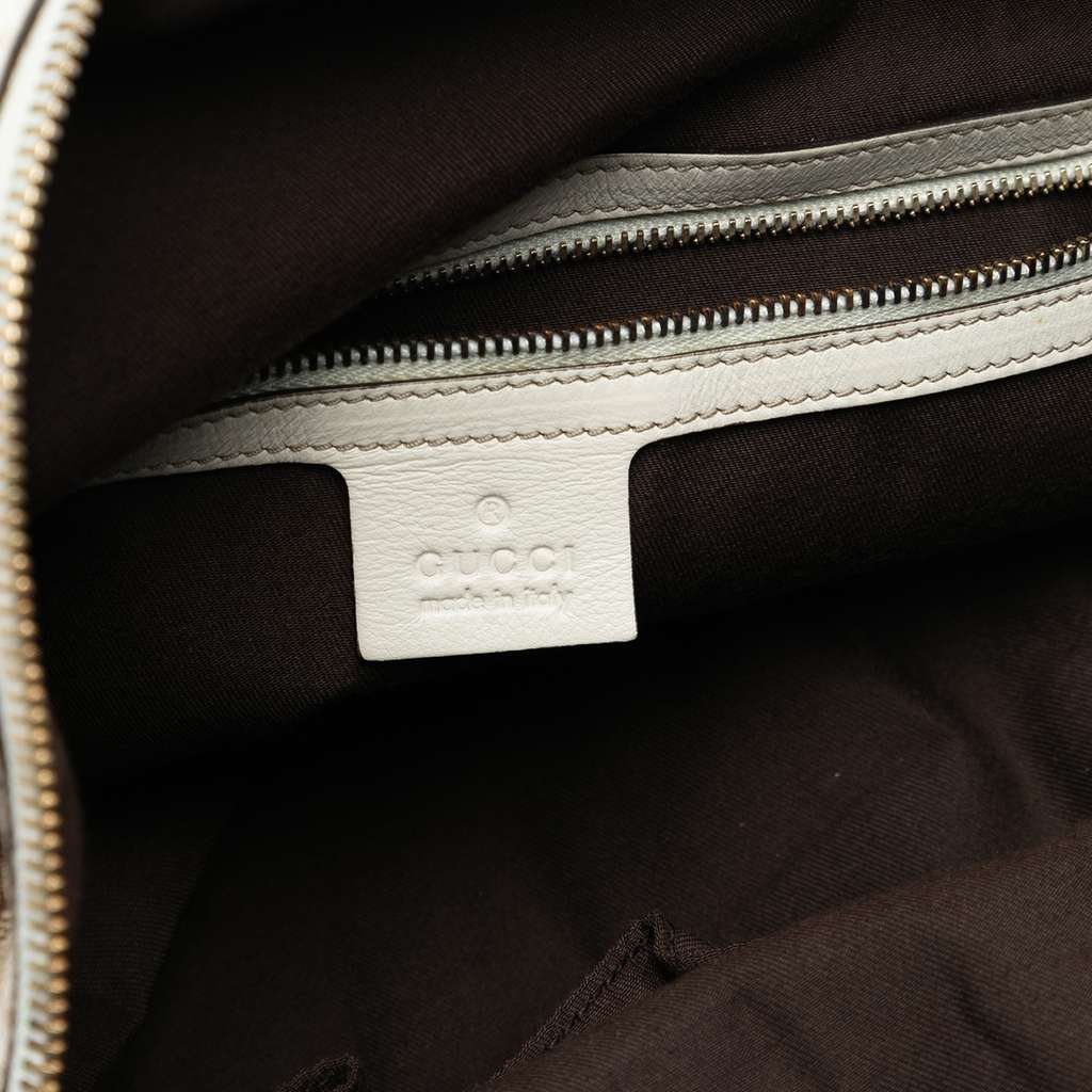 Gucci GG Canvas Horsebit Nail Boston Bag Brown Canvas Good condition - Box View