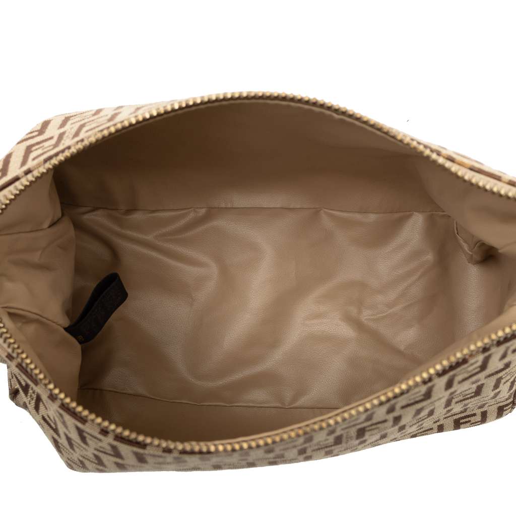 Fendi Zucchino Canvas Handbag Brown Canvas Good condition - Model View