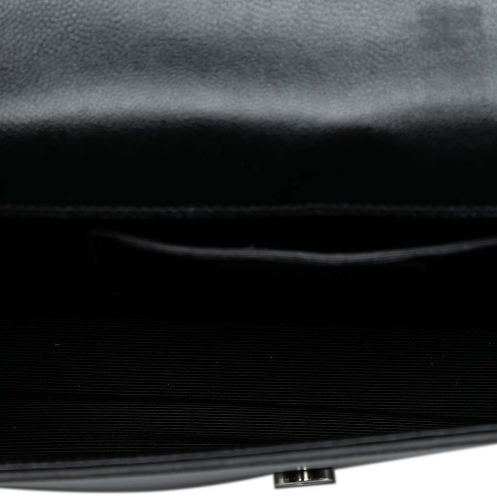 Saint Laurent Medium Grain De Poudre Studded Kate Crossbody Black Leather Good condition - Model View