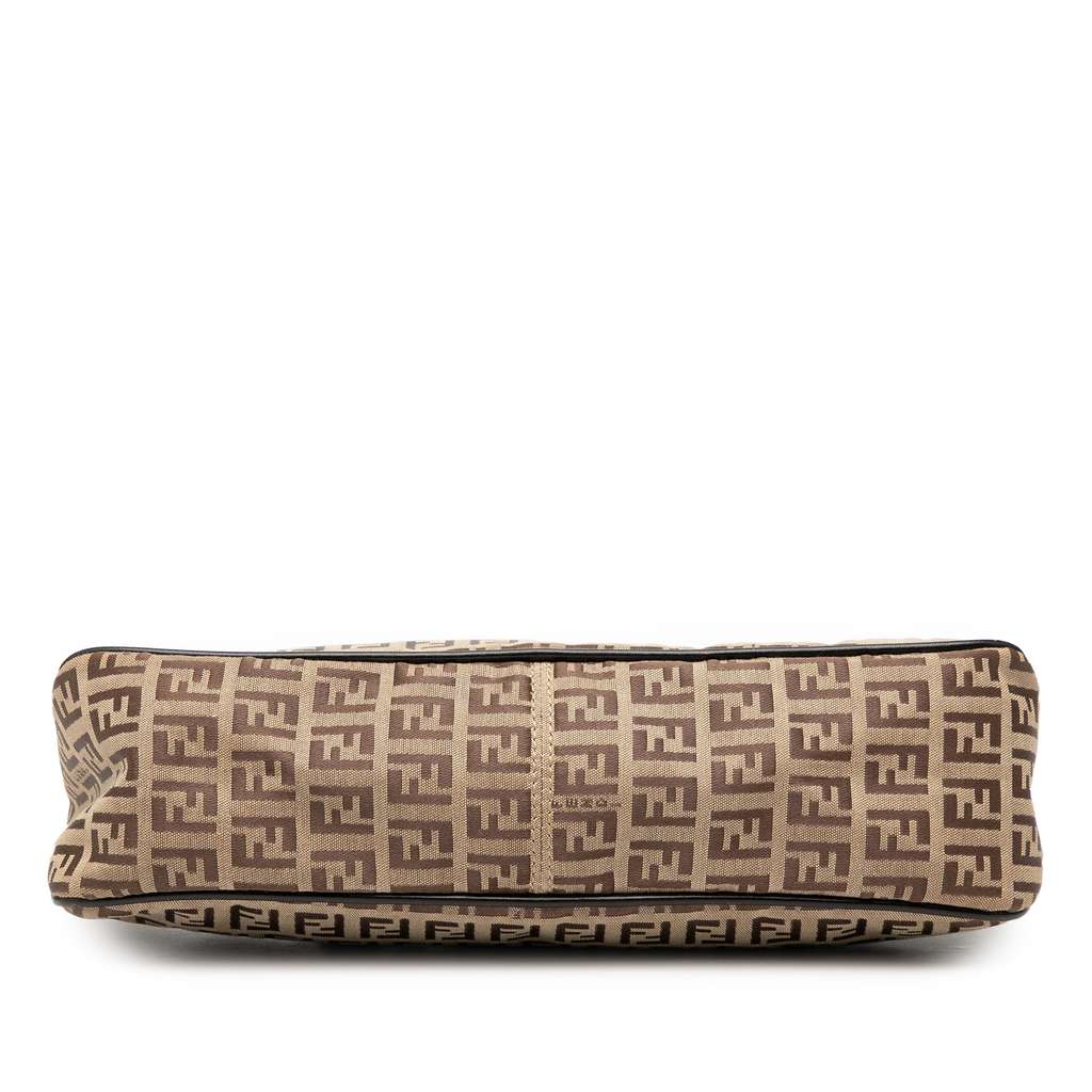 Fendi Zucchino Canvas Handbag Brown Canvas Good condition - Inside View