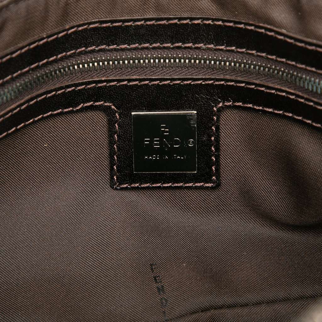 Fendi Zucchino Canvas Handbag Brown Canvas Good condition - Box View