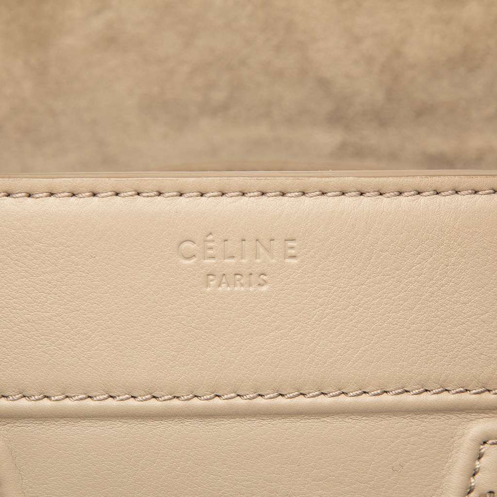 Celine Medium Leather Luggage Phantom Tote Brown Leather Good condition - Box View