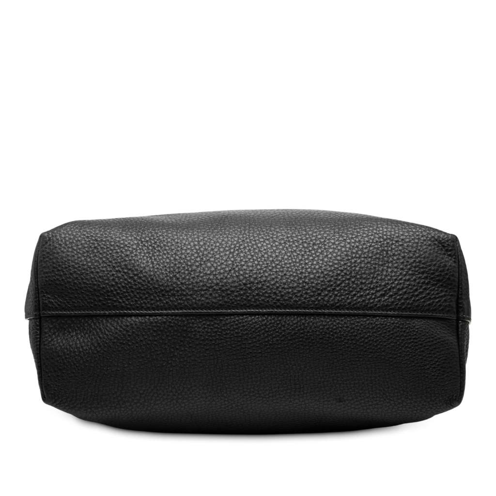 Prada Vitello Daino Open Convertible Tote Black Leather Good condition - Inside View