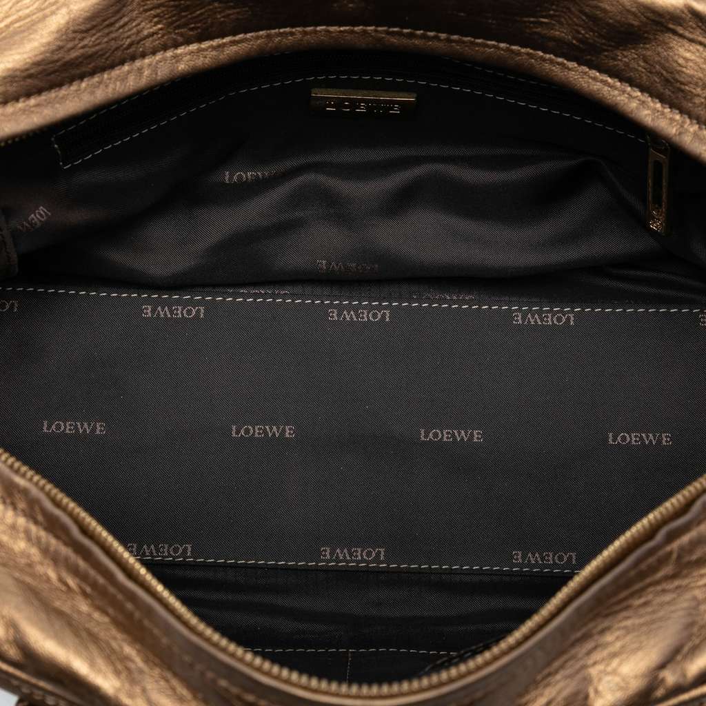 Loewe Metallic Leather Amazona 28 Gold Leather Good condition - Model View