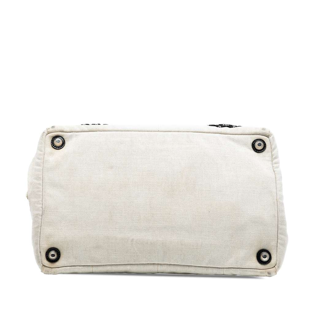Prada Canvas Canapa Mistolino Tote Brown Canvas Good condition - Inside View