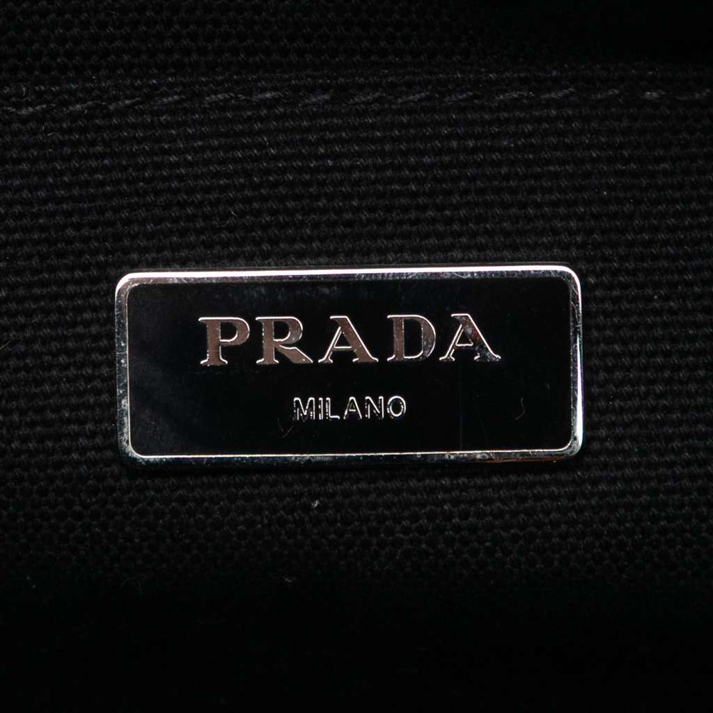 Prada Canvas Canapa Mistolino Tote Brown Canvas Good condition - Box View