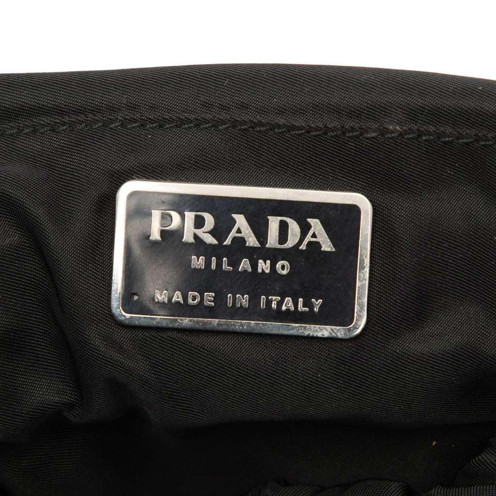 Prada Tessuto Diaper Bag Black Good condition - Box View