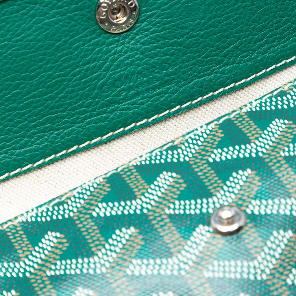 Goyard Goyardine Saint Louis PM Green Canvas Good condition - Box View