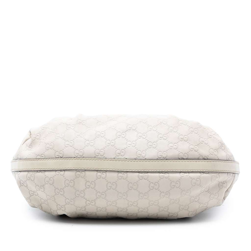 Gucci Guccissima Scarlett Tote White Leather Good condition - Inside View