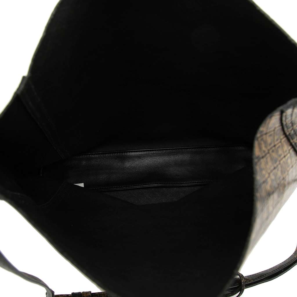 Bottega Veneta Leather Intrecciomirage Crossbody Gold Leather Good condition - Model View