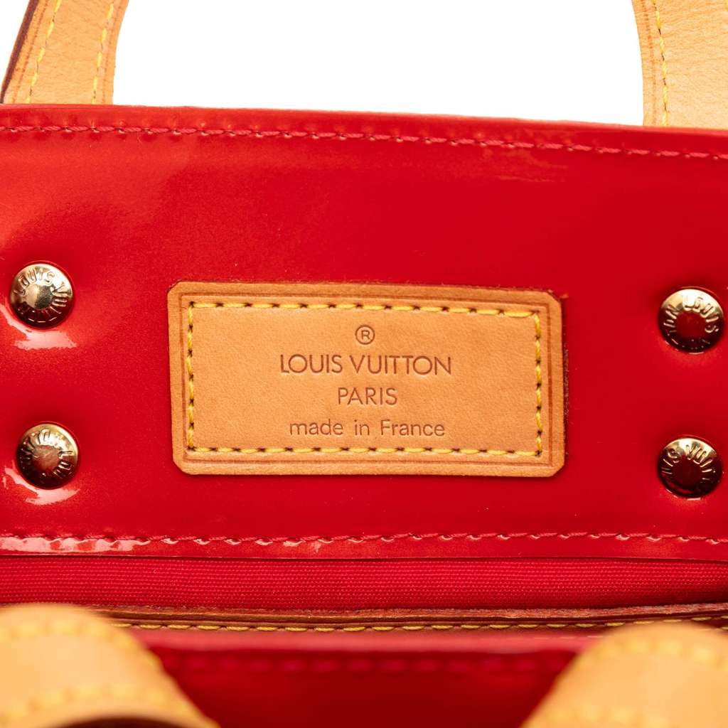 Louis Vuitton Monogram Vernis Reade PM Red Leather Good condition - Box View