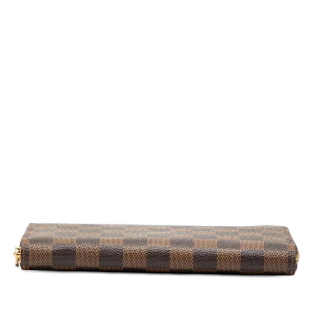 Louis Vuitton Damier Ebene Zippy Long Wallet Brown Good condition - Inside View