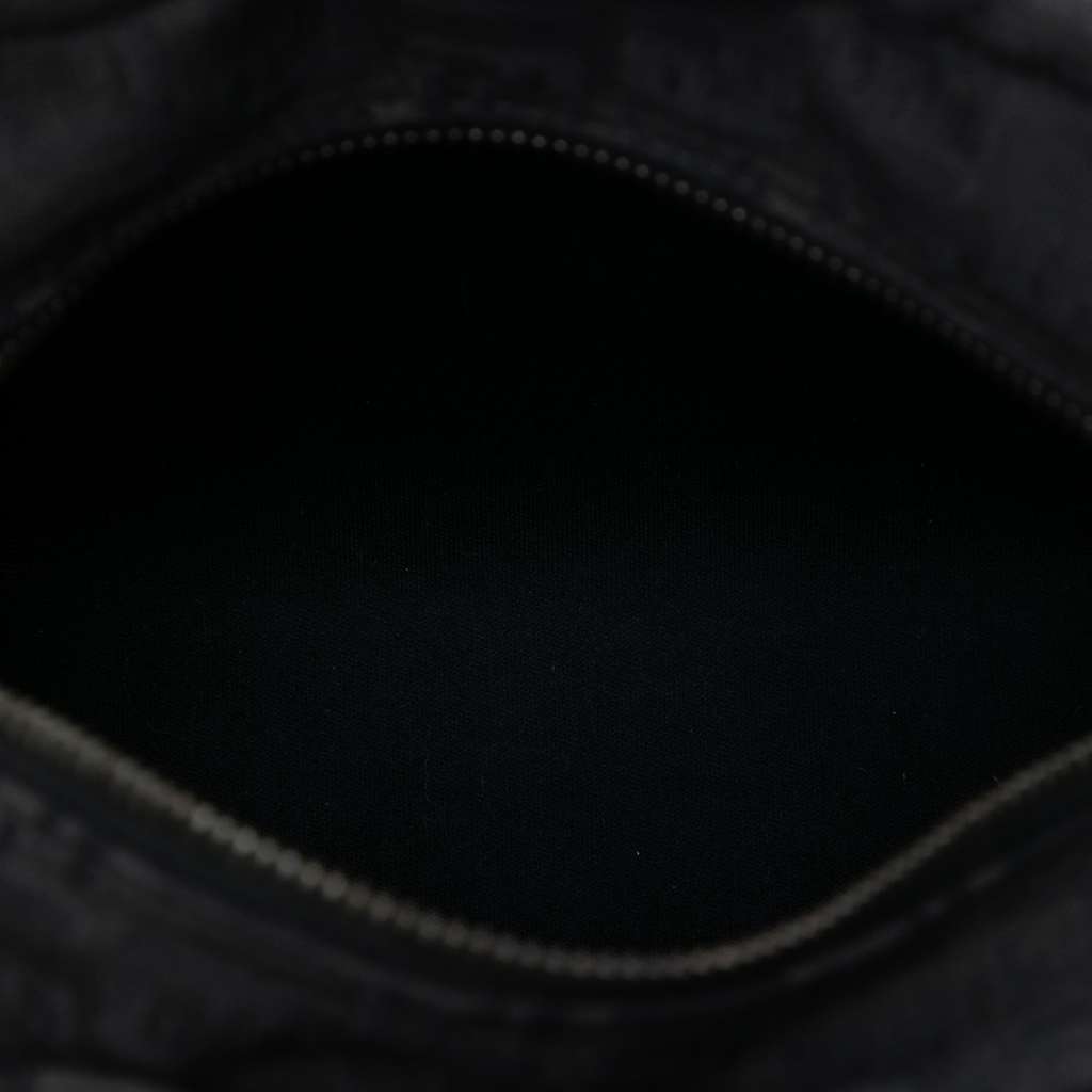 Fendi Mini Zucchino Canvas Handbag Black Canvas Good condition - Model View