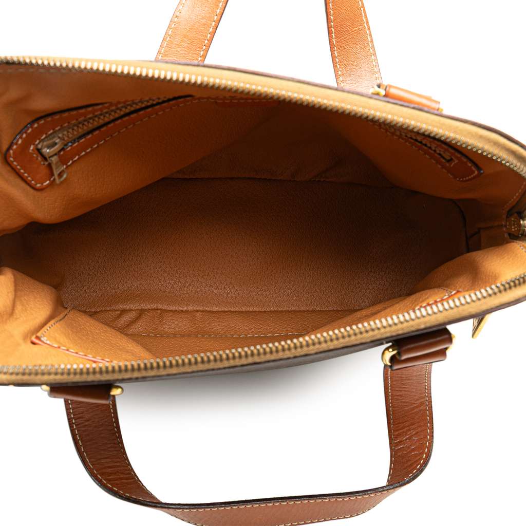 Celine Macadam Coated Canvas Handbag Brown Canvas Good condition - Model View