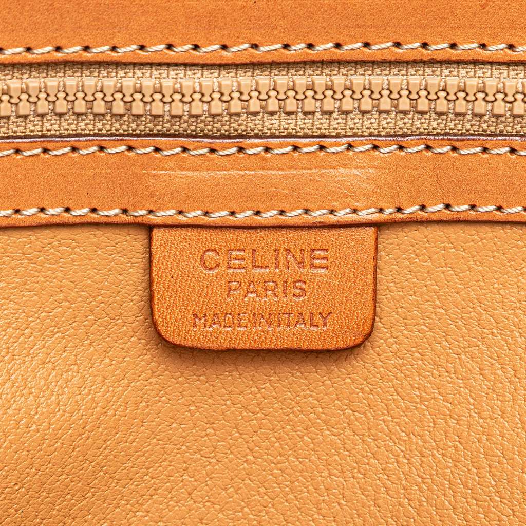 Celine Macadam Coated Canvas Handbag Brown Canvas Good condition - Box View